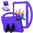 For onn. 10.1 Tablet Gen 4 2024 EVA Shockproof Tablet Case with Holder(Purple) - Others by PMC TechLife | Online Shopping South Africa | PMC TechLife | Buy Now Pay Later Mobicred