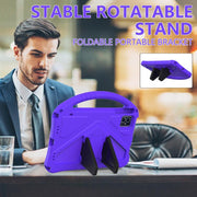 For onn. 10.1 Tablet Gen 4 2024 EVA Shockproof Tablet Case with Holder(Purple)