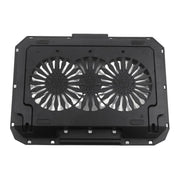 N22 Dual USB Ports Adjustable Laptop Stand Portable Cooling Pad with Phone Holder