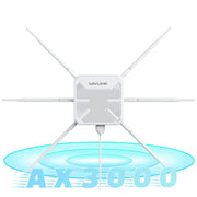 WAVLINK WN588HX3 AX3000 Outdoor WiFi Extender with 6 Antennas Dual Band WiFi Repeater, Plug:US Plug