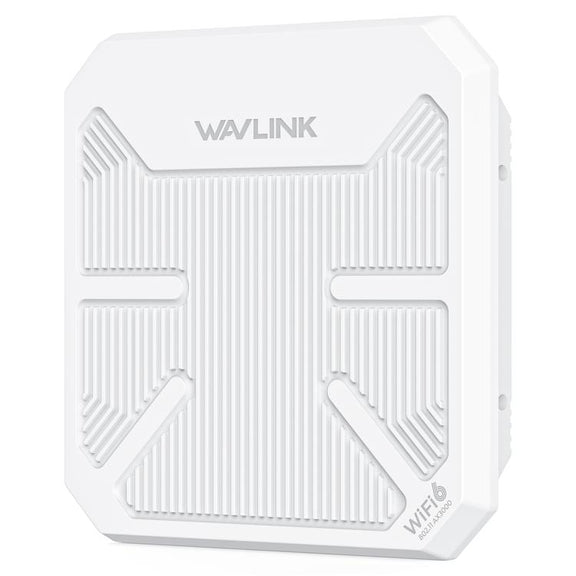 WAVLINK WN573HP3 Built-In 12dBi Directional Antenna Outdoor AX3000 Dual Band Repeater, Plug:UK Plug