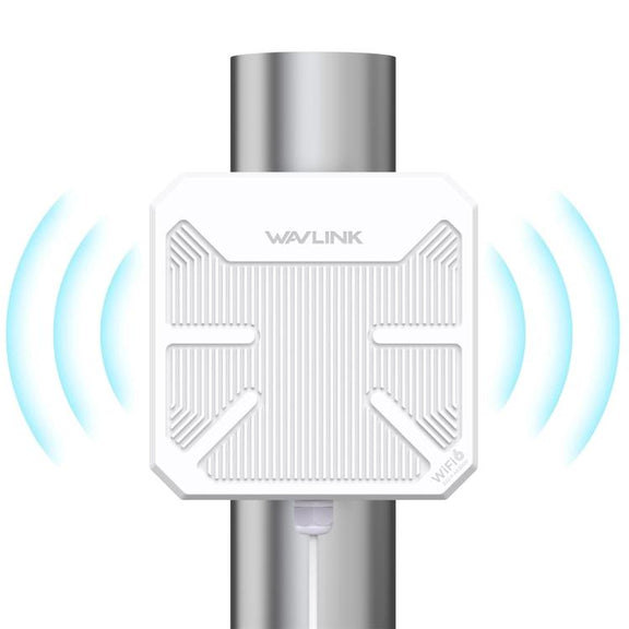 WAVLINK WN573HP3 Built-In 12dBi Directional Antenna Outdoor AX3000 Dual Band Repeater, Plug:AU Plug