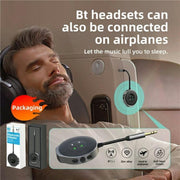 W11 Wireless Music Streaming Audio Adapter 2-in-1 Car Bluetooth 5.3 Transmitter Receiver