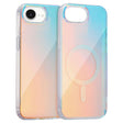 For iPhone 16e Laser Engraved Texture MagSafe Phone Case(Red Light) - iPhone 16e Cases by PMC TechLife | Online Shopping South Africa | PMC TechLife | Buy Now Pay Later Mobicred