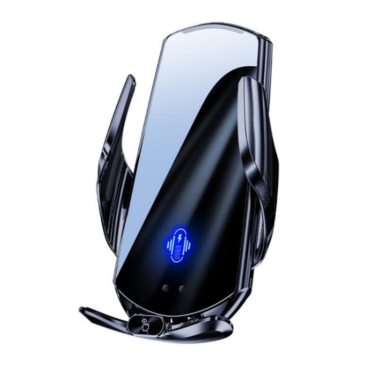 Q15 Car Vehicle Navigation Phone Holder Car Air Vent Mount Magnetic Wireless Charging Stand(Black)