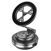 C6 Adjustable Folding Rotating Car Stand Vacuum Suction Cup Magnetic Phone Holder(Grey)
