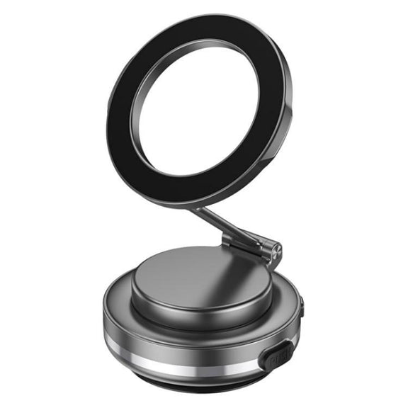 C7 Multifunctional Magnetic Phone Holder Rotatable Folding Auto Vacuum Suction Cup Phone Holder(Grey)