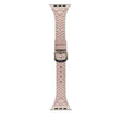For Apple Watch 46mm / 49mm / 45mm / 44mm Heart-Shaped Embossed Leather Watch Band(Girly Pink) - Watch Bands by PMC TechLife | Online Shopping South Africa | PMC TechLife | Buy Now Pay Later Mobicred