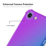 For iPhone 16e ENKAY Hat-Prince Gradient Airbag TPU Phone Case(Purple Blue)