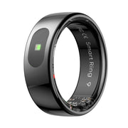 R08 SIZE 7 Smart Ring, Support Heart Rate / Blood Oxygen / Sleep / Multiple Sports Modes(Black)