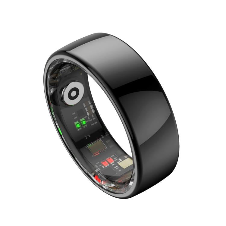 R08 SIZE 12 Smart Ring, Support Heart Rate / Blood Oxygen / Sleep / Multiple Sports Modes(Black)