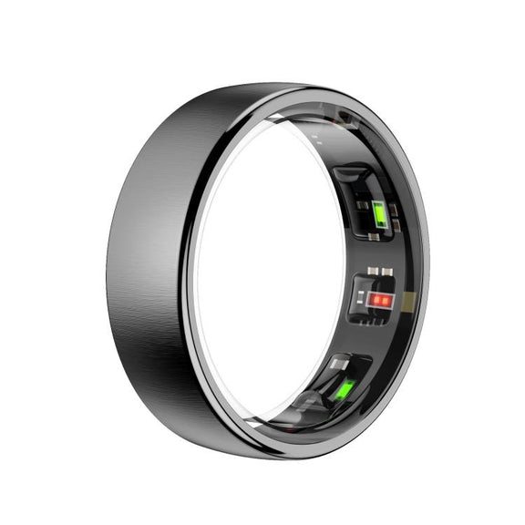 R10 SIZE 8 Smart Ring, Support Heart Rate / Blood Oxygen / Sleep / Multiple Sports Modes(Black)