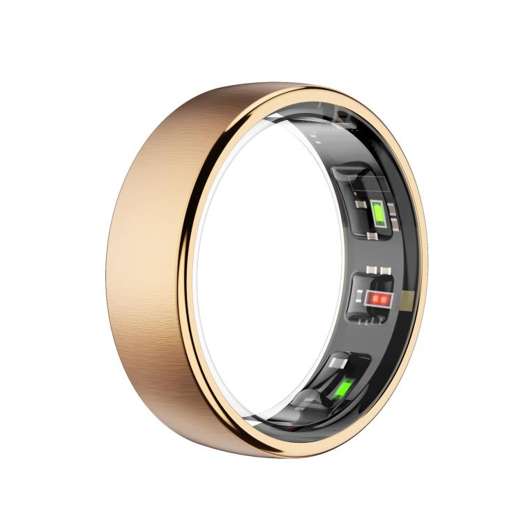 R10 SIZE 8 Smart Ring, Support Heart Rate / Blood Oxygen / Sleep / Multiple Sports Modes(Rose Gold)