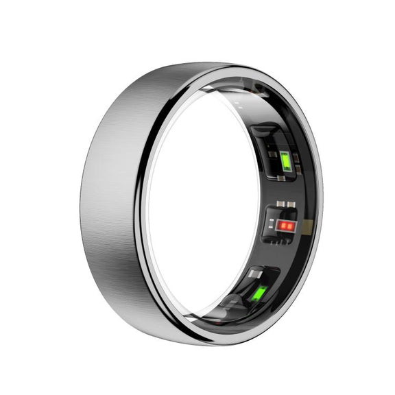 R10 SIZE 9 Smart Ring, Support Heart Rate / Blood Oxygen / Sleep / Multiple Sports Modes(Silver)