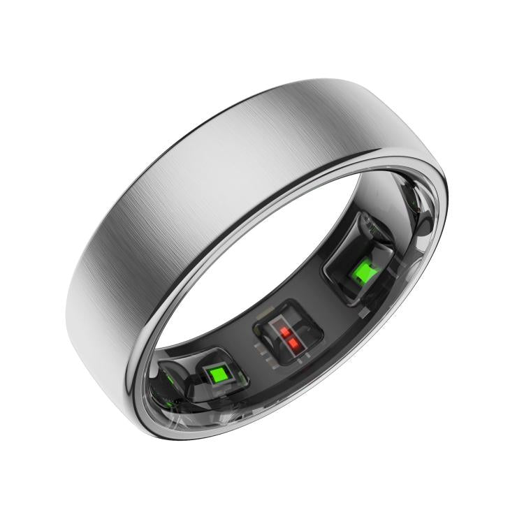 R10 SIZE 9 Smart Ring, Support Heart Rate / Blood Oxygen / Sleep / Multiple Sports Modes(Silver)