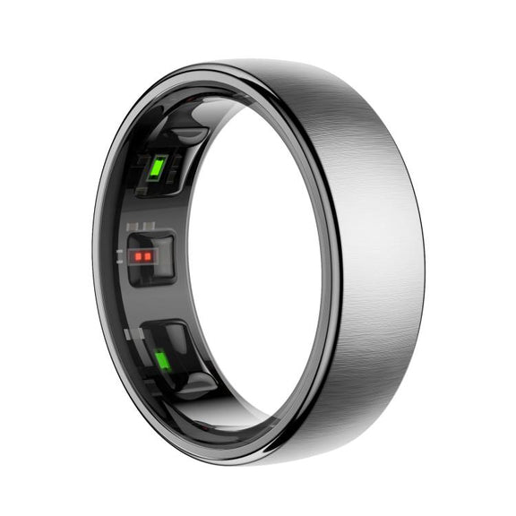 R10 SIZE 9 Smart Ring, Support Heart Rate / Blood Oxygen / Sleep / Multiple Sports Modes(Silver)