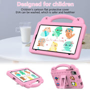 For Alldocube iPlay 60 Mini Pro Handle Kickstand Children EVA Shockproof Tablet Case(Pink)