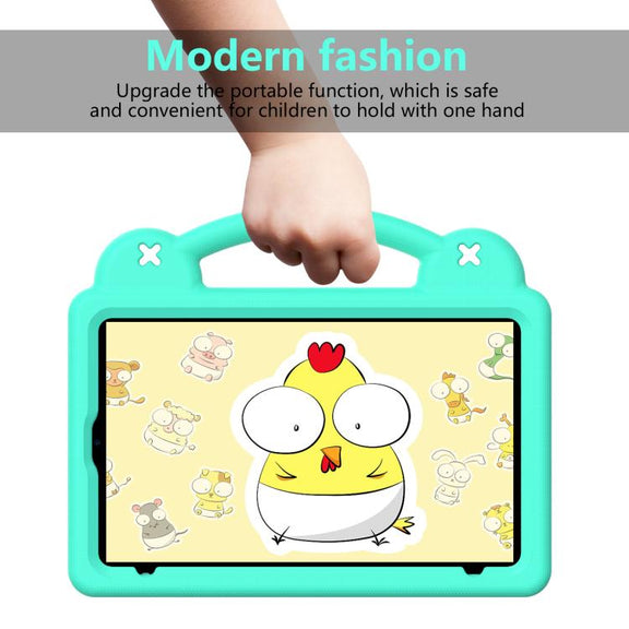 For Alldocube iPlay 60 Mini Pro Handle Kickstand Children EVA Shockproof Tablet Case(Mint Green)