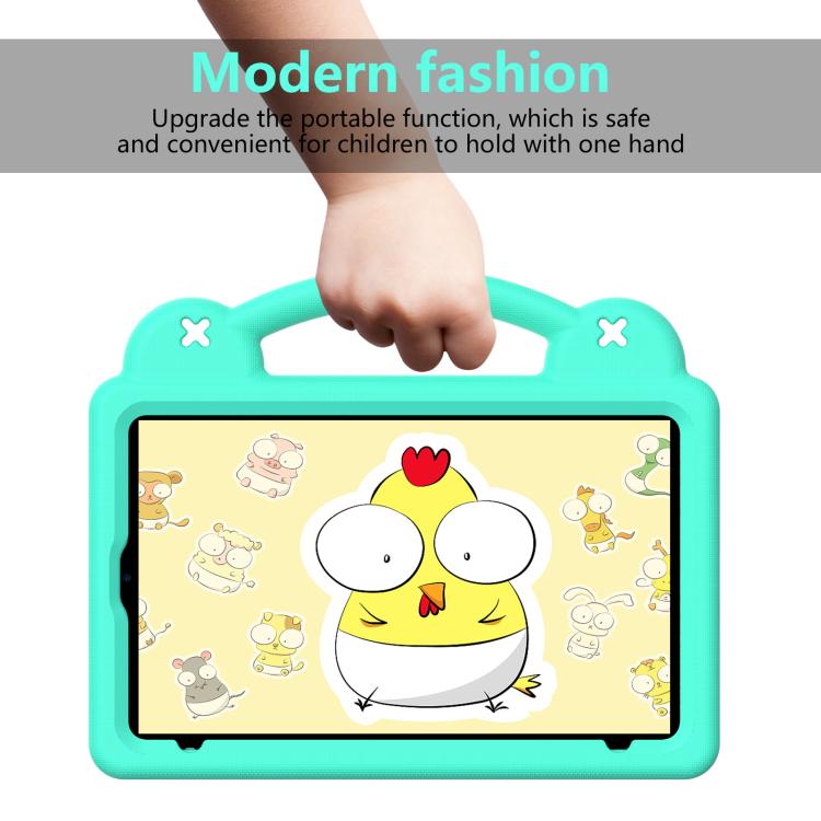 For Alldocube iPlay 60 Mini Pro Handle Kickstand Children EVA Shockproof Tablet Case(Mint Green)