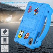 For Alldocube iPlay 60 Mini Pro Handle Kickstand Children EVA Shockproof Tablet Case(Sky Blue)