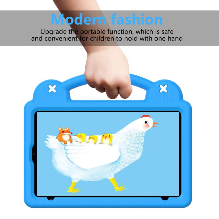 For Alldocube iPlay 60 Mini Pro Handle Kickstand Children EVA Shockproof Tablet Case(Sky Blue)