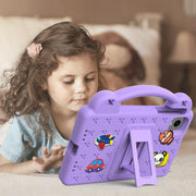 For Alldocube iPlay 60 Mini Pro Handle Kickstand Children EVA Shockproof Tablet Case(Light Purple)