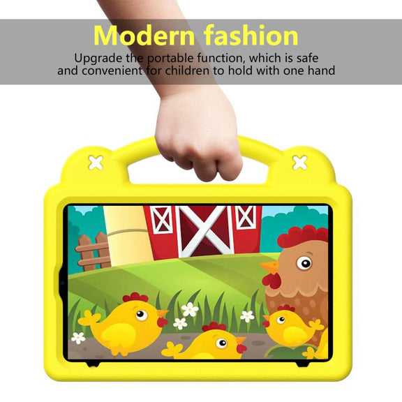 For Alldocube iPlay 60 Mini Pro Handle Kickstand Children EVA Shockproof Tablet Case(Yellow)