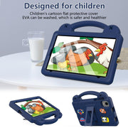 For Alldocube iPlay 60 Mini Pro Handle Kickstand Children EVA Shockproof Tablet Case(Navy Blue)
