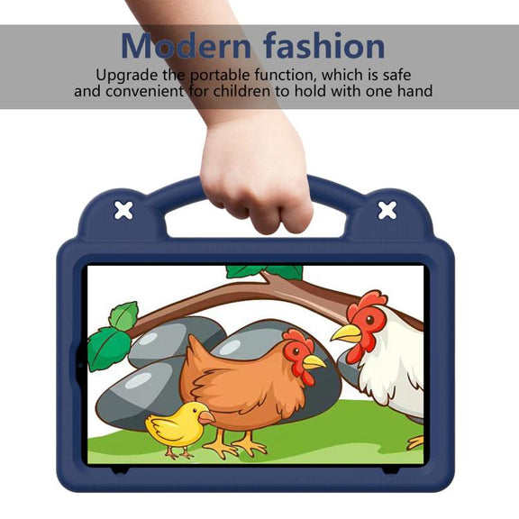 For Alldocube iPlay 60 Mini Pro Handle Kickstand Children EVA Shockproof Tablet Case(Navy Blue)