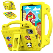 For Alldocube iPlay Mini 2 2024 Handle Kickstand Children EVA Shockproof Tablet Case(Yellow)