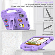 For Alldocube iPlay 50 Mini Pro 2023 8.4 Handle Kickstand Children EVA Shockproof Tablet Case(Light Purple)