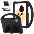 For NEC Lavie Tab T9 9 inch 2024 EVA Shockproof Tablet Case with Holder(Black) - Others by PMC TechLife | Online Shopping South Africa | PMC TechLife | Buy Now Pay Later Mobicred