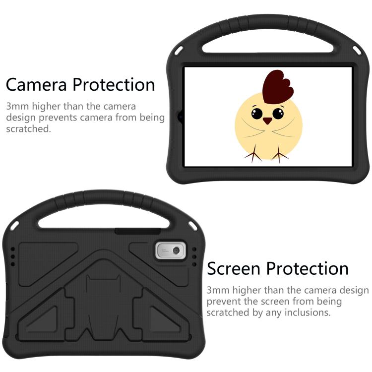 For NEC Lavie Tab T9 9 inch 2024 EVA Shockproof Tablet Case with Holder(Black)