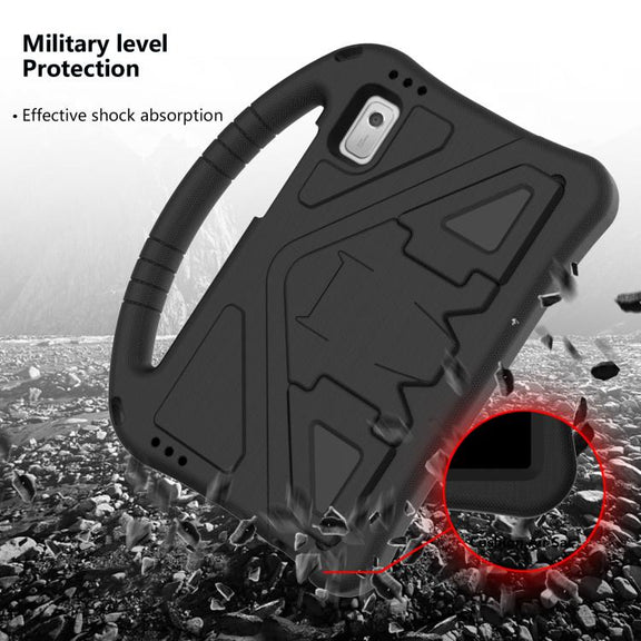 For NEC Lavie Tab T9 9 inch 2024 EVA Shockproof Tablet Case with Holder(Black)