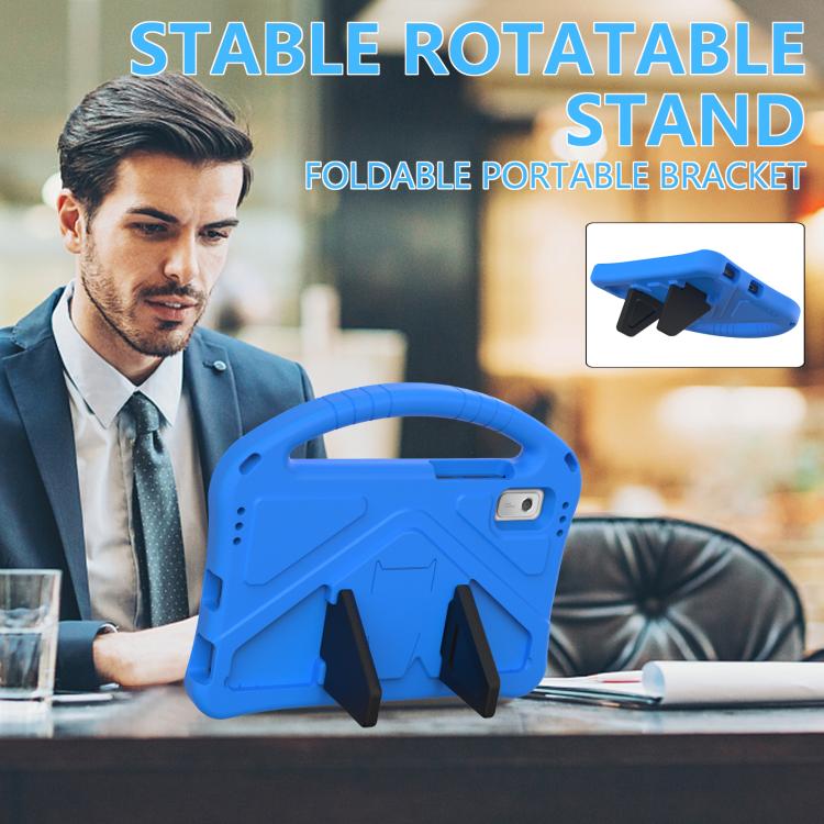 For NEC Lavie Tab T9 9 inch 2024 EVA Shockproof Tablet Case with Holder(Blue)