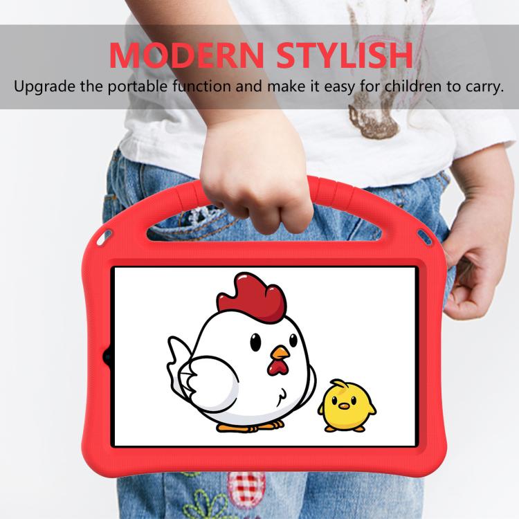 For NEC Lavie Tab T9 9 inch 2024 EVA Shockproof Tablet Case with Holder(Red)