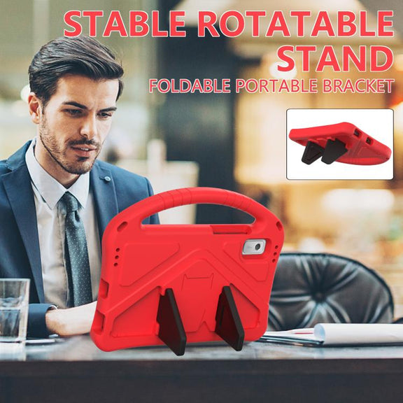For NEC Lavie Tab T9 9 inch 2024 EVA Shockproof Tablet Case with Holder(Red)