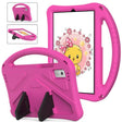 For NEC Lavie Tab T9 9 inch 2024 EVA Shockproof Tablet Case with Holder(Rose Red) - Others by PMC TechLife | Online Shopping South Africa | PMC TechLife | Buy Now Pay Later Mobicred