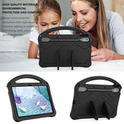 For NEC Lavie Tab T11 T1195  EVA Shockproof Tablet Case with Holder(Black)