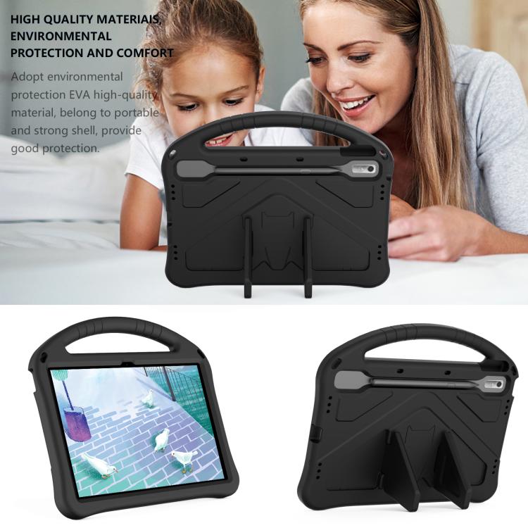 For NEC Lavie Tab T11  T1175FAS EVA Shockproof Tablet Case with Holder(Black)