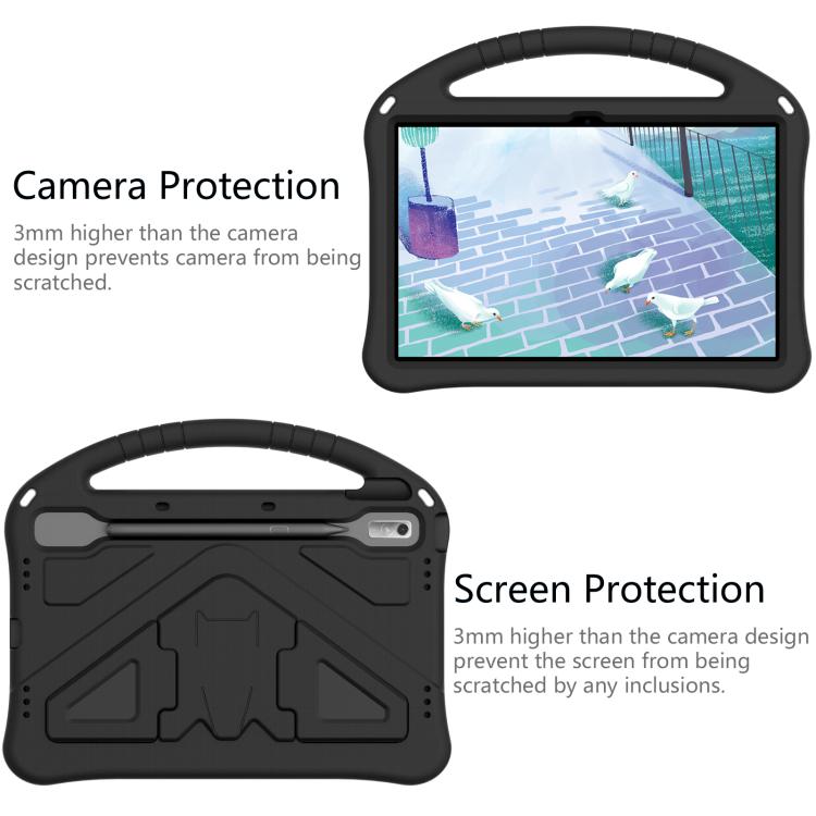 For NEC Lavie Tab T11  T1175FAS EVA Shockproof Tablet Case with Holder(Black)