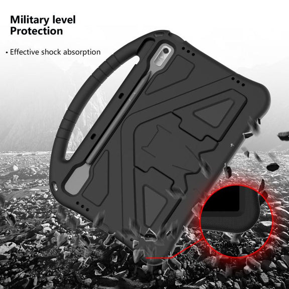 For NEC Lavie Tab T11  T1175FAS EVA Shockproof Tablet Case with Holder(Black)