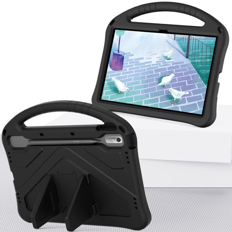 For NEC Lavie Tab T11  T1175FAS EVA Shockproof Tablet Case with Holder(Black)