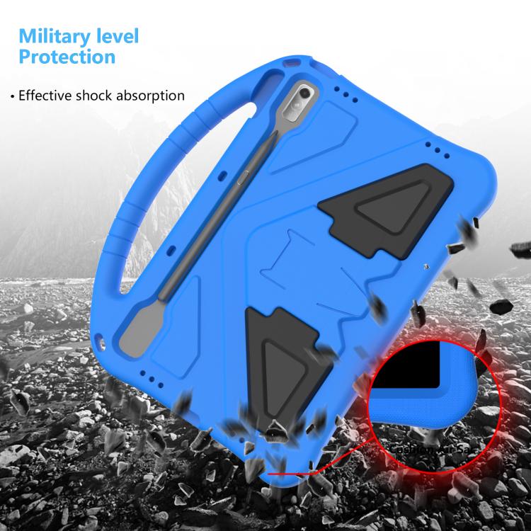 For NEC Lavie Tab T11  T1175FAS EVA Shockproof Tablet Case with Holder(Blue)