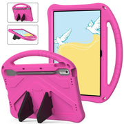 For NEC Lavie Tab T11  T1175FAS EVA Shockproof Tablet Case with Holder(Rose Red)