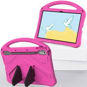 For NEC Lavie Tab T11  T1175FAS EVA Shockproof Tablet Case with Holder(Rose Red)