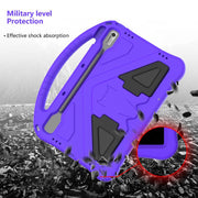 For NEC Lavie Tab T11  T1175FAS EVA Shockproof Tablet Case with Holder(Purple)