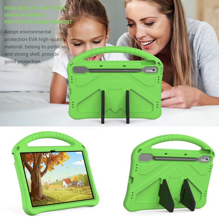 For NEC Lavie Tab T11  T1175FAS EVA Shockproof Tablet Case with Holder(Green)