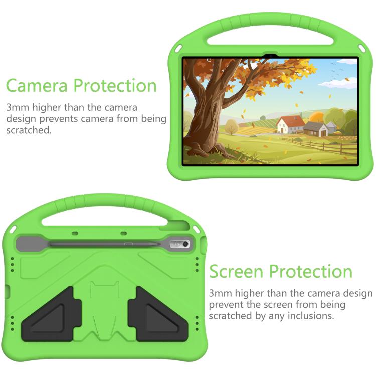 For NEC Lavie Tab T11  T1175FAS EVA Shockproof Tablet Case with Holder(Green)