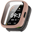For Lexin Watch 3 Tempered Film Integrated PC Watch Protective Case(Cherry Pink) - Watch Case by PMC TechLife | Online Shopping South Africa | PMC TechLife | Buy Now Pay Later Mobicred